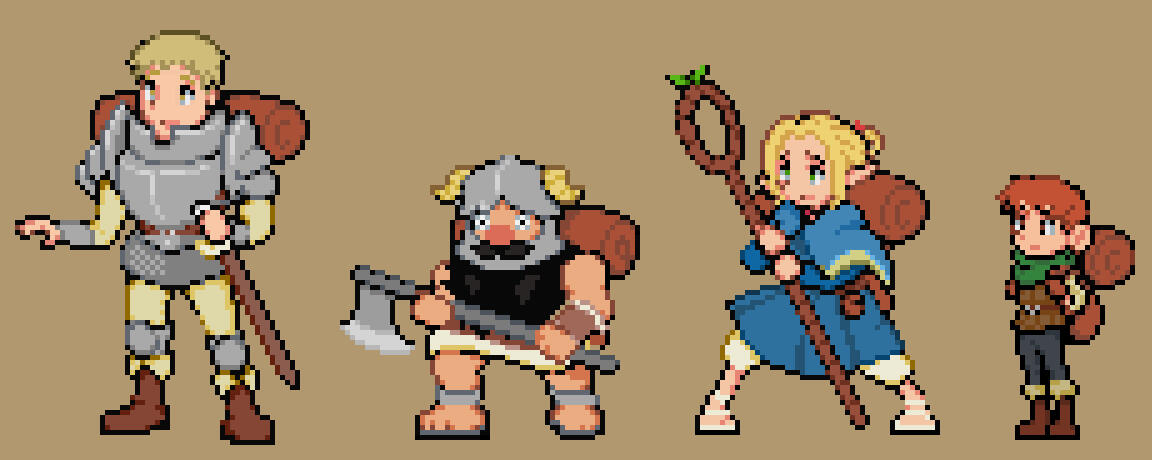 Dungeon Meshi characters