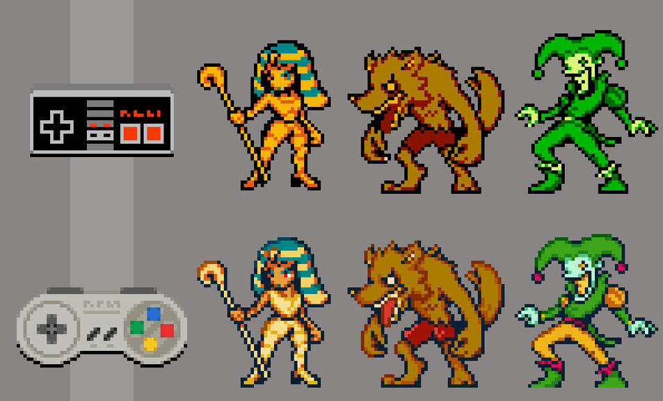 NES/SNES characters 2